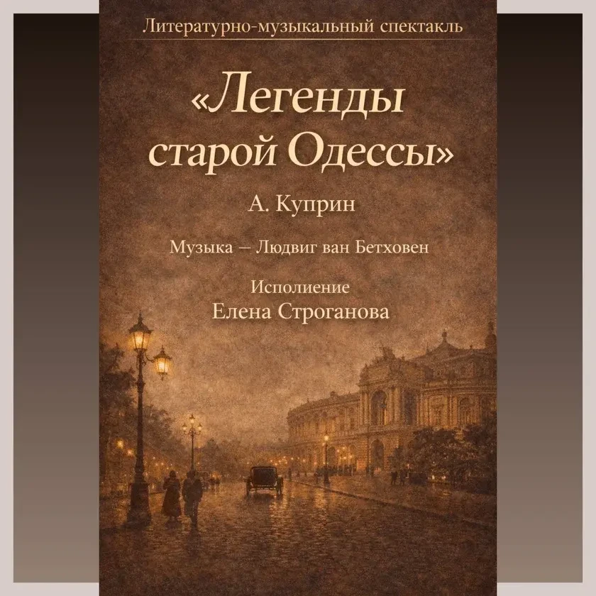 Literary-Musical Performance "Legends of Old Odessa" by A. Kuprin in New York