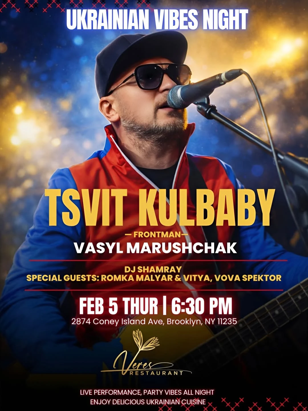 UKRAINIAN VIBES NIGHT У VERES RESTAURANT!