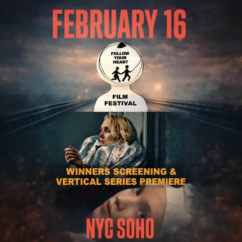 photo-follow-your-heart-film-festival-winners-screening-vertical-short-drama-series-in-soho-g-gallery-in-new-york