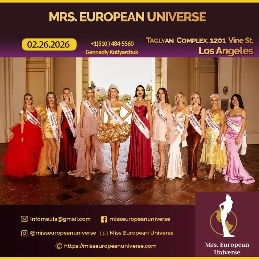 Mrs European Universe 2026 Tickets in Los Angeles