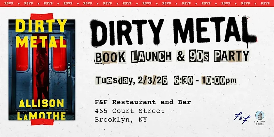 DIRTY METAL Book Launch & 90s Party