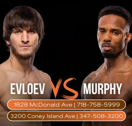 UFC FIGHT NIGHT: ЕВЛОЕВ vs МЕРФИ — ГОРЯЧАЯ БИТВА В БРУКЛИНЕ!