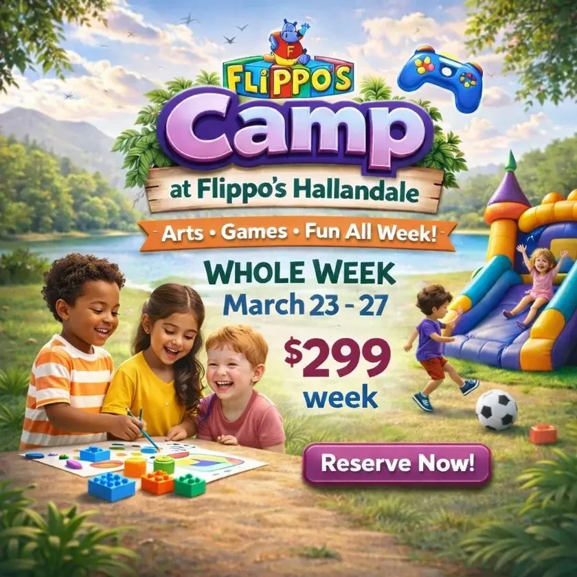 Camp March 23-27 whole week at Flippo`s in Hallandale Beach