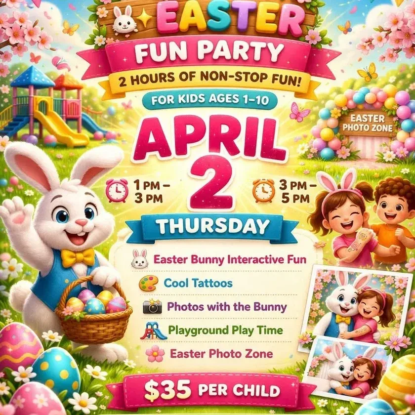 EASTER PARTY/ EGGS HUNT/ PICTURES WITH BUNNY in New York