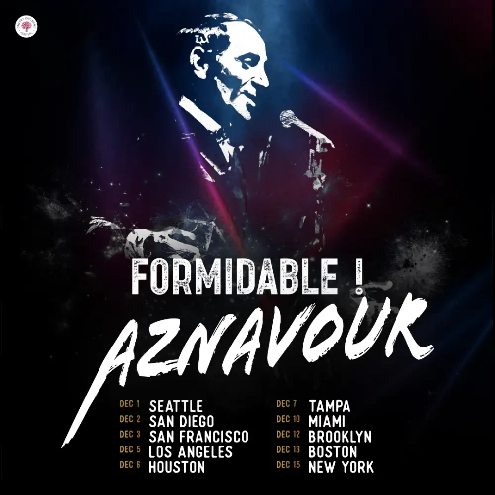 Музыкальное шоу FORMIDABLE AZNAVOUR в США!