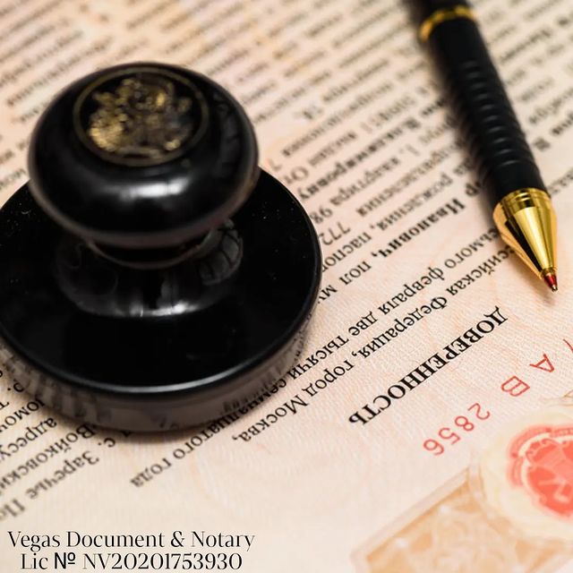 Нотариус - Vegas Document & Notary - Фото 3