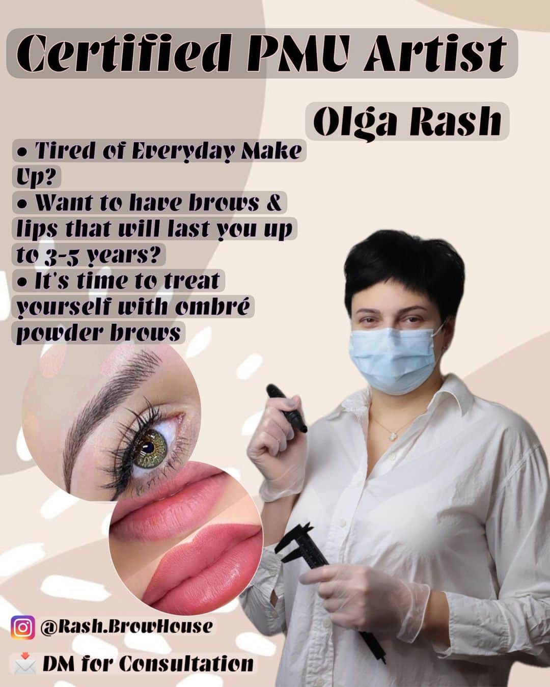 OmbreBrows | Специалист Перманентного макияжа/бровист в New York - Фото 2