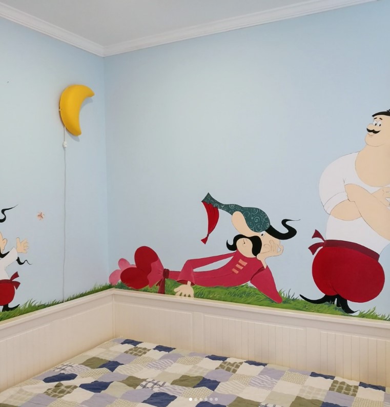 Mural Painting of Walls and Oil Paintings on Canvas - Фото 3