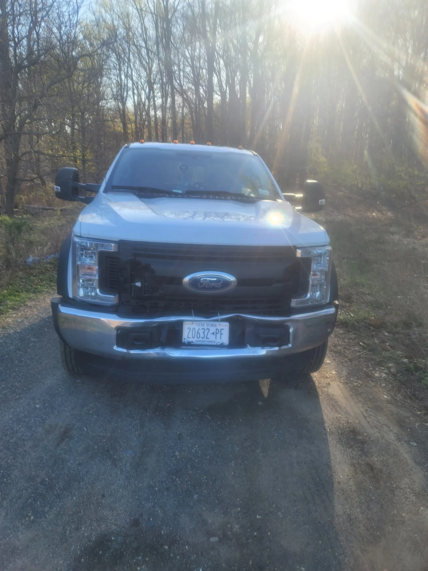 Truck 2019 Ford F450 white