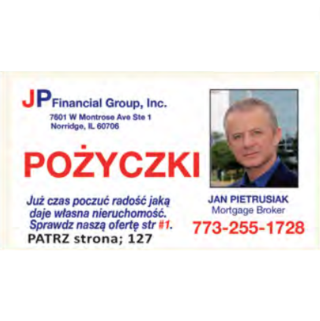 JAN PIETRUSIAK Mortgage Broker/ JPFinancial Group, Inc - Zdjęcie 2