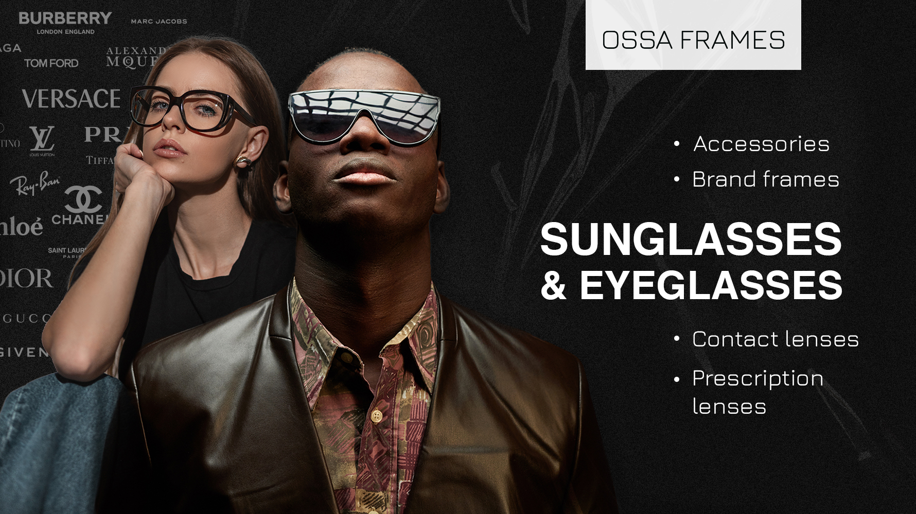 Ossa Frames – онлайн-ритейл магазин брендовых очков, который предлагает от 70 дизайнерских брендов (Ray Ban, Versace, Gucci, Prada, ..) - Фото 2