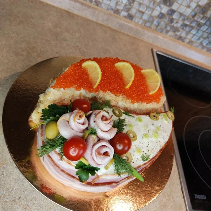 Вероника, Мясной и Рыбный Торт