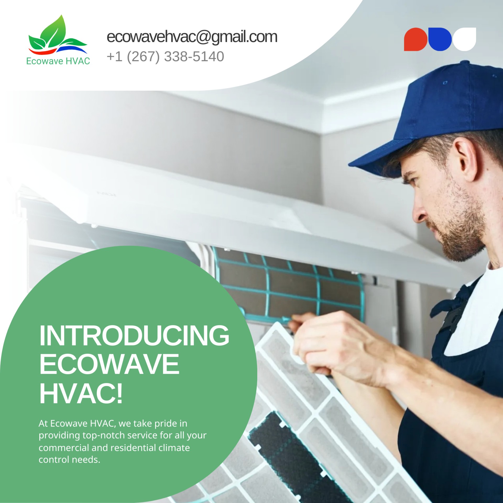 ECOWAVE HVAC - Услуги по кондиционированию воздуха! - Фото 2