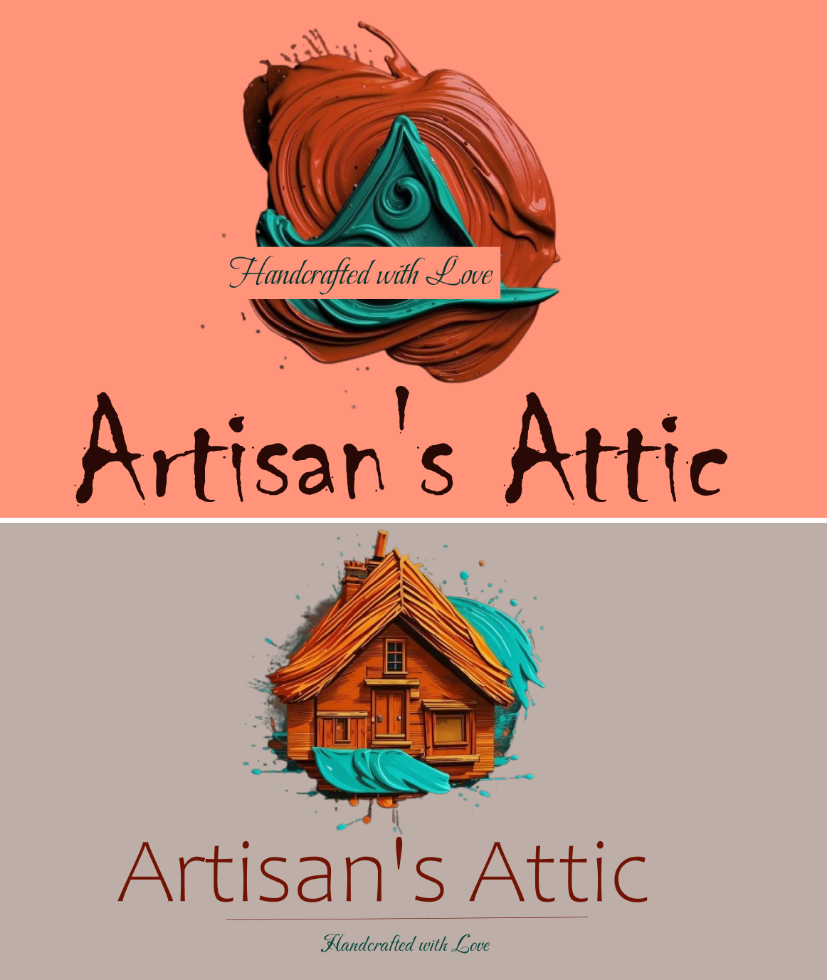AB Split test Art Logo Design Individual 1K - Фото 7