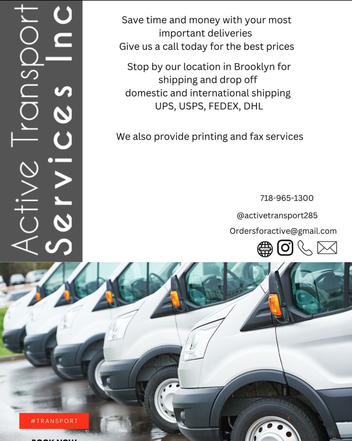 Active Transport Services Inc - Профессиональная Срочная Доставка в Нью-Йорке - Фото 3