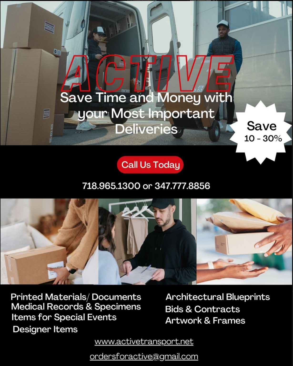 Active Transport Services Inc - Профессиональная Срочная Доставка в Нью-Йорке - Фото 4