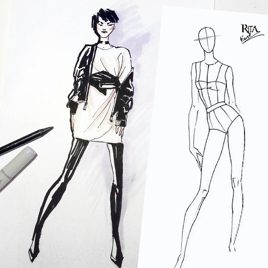 Арт классы по Fashion иллюстрации, Рисование картины акрилом - Фото 5