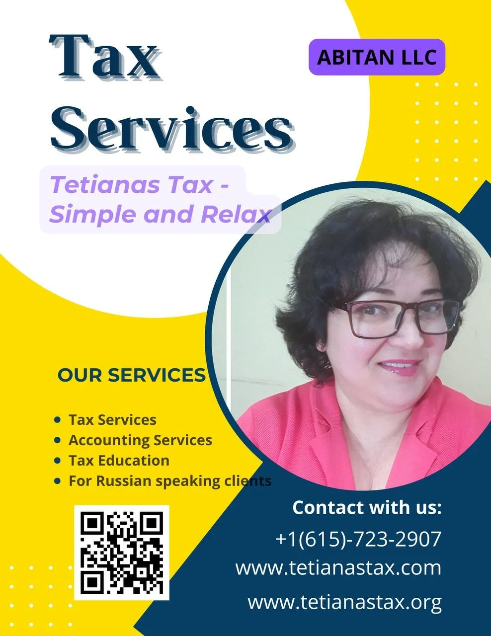 Татьяна Ядвичук ABITAN LLC Tax Preparation Services - Фото 5