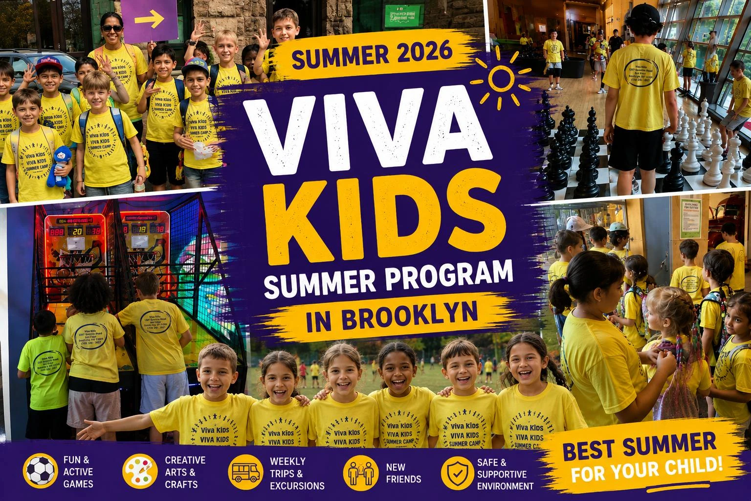 ЛІТНІЙ ТАБІР VIVA KIDS У BROOKLYN - МІСЦЕ, ДЕ ДІТИ ПРОВОДЯТЬ ЛІТО З КОРИСТЮ ТА ЗАДОВОЛЕННЯМ