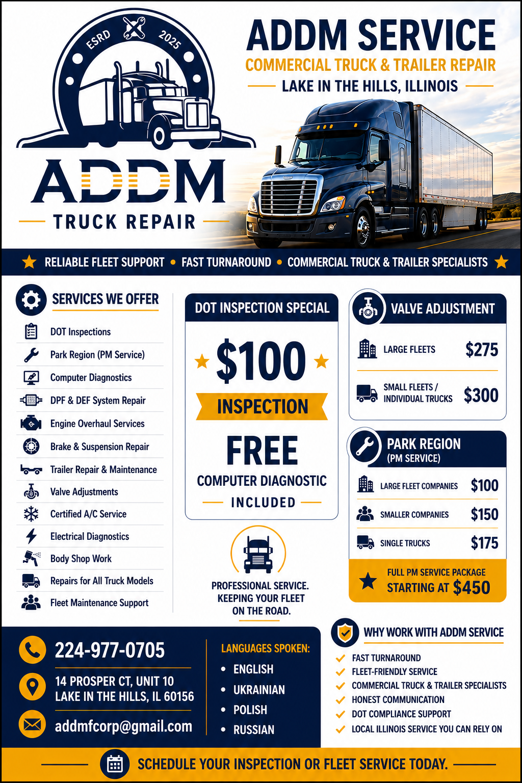 ADDM Truck Repair - Фото 2