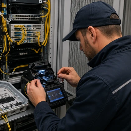 FTTH Оптоволокно LAN монтаж, зварювання, OTDR ,Краків