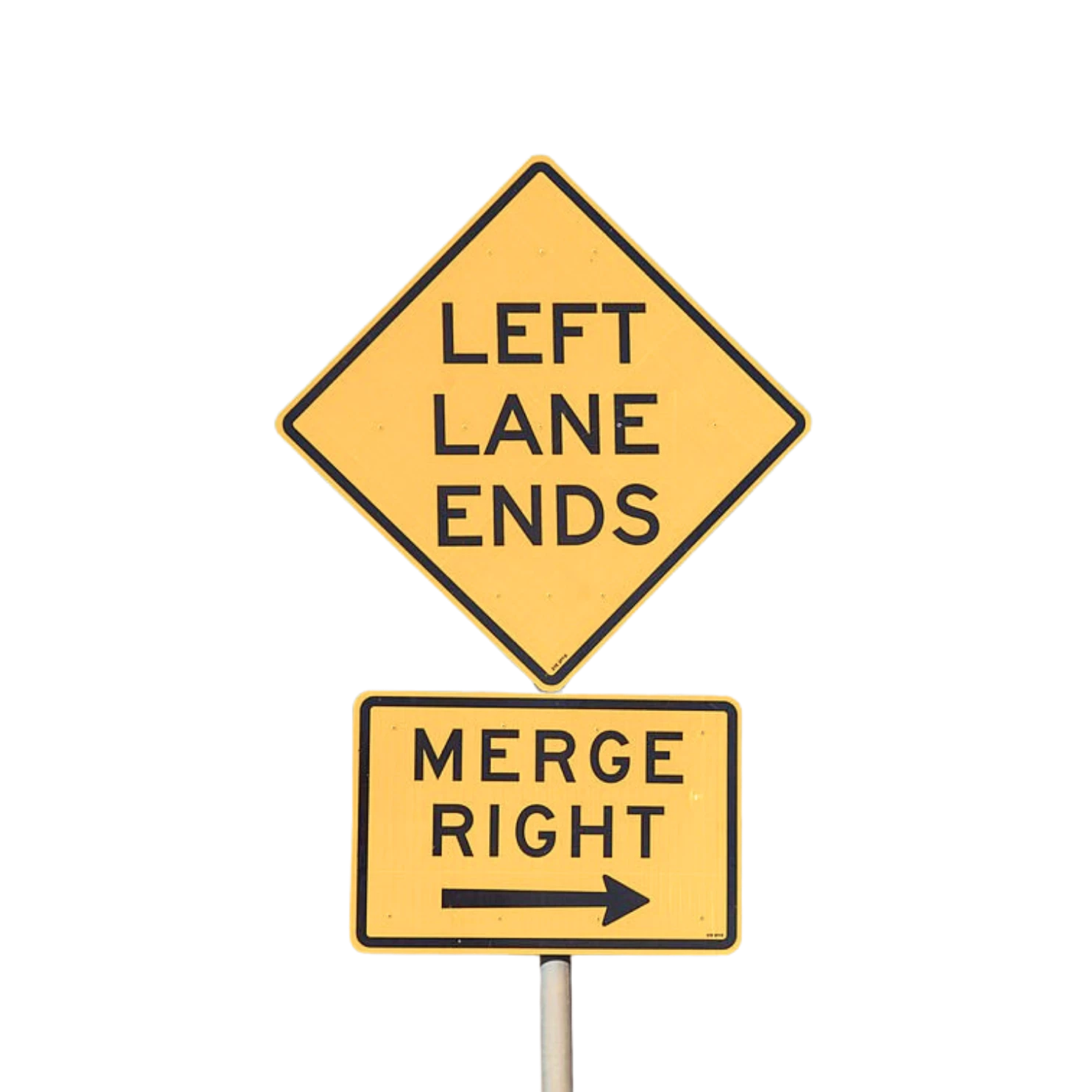 Lane Ends / Merge Right