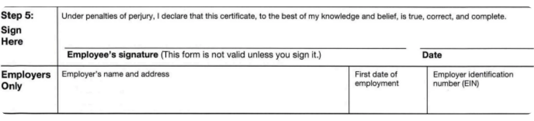 Крок 5: підпис і завершення