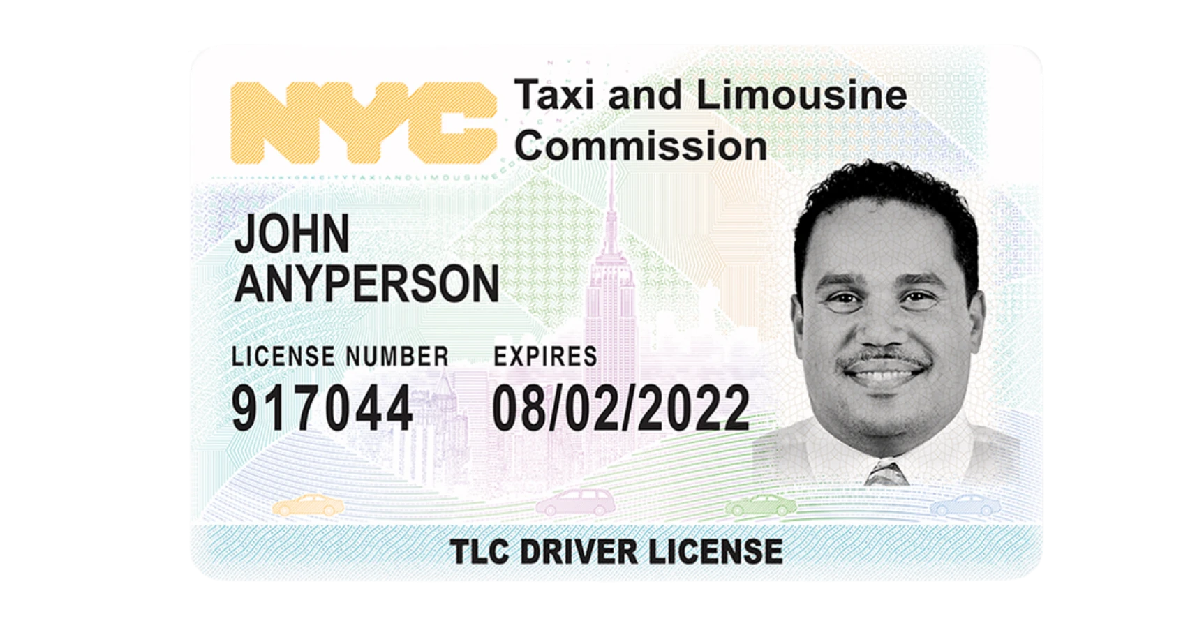 Новий дизайн TLC Driver License