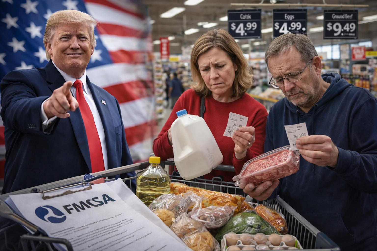 Половина американцев считает жизнь менее доступной при Трампе