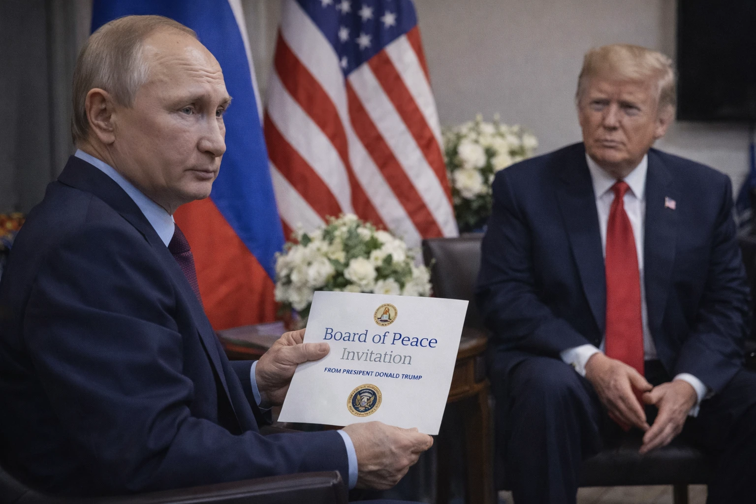 Путин получил приглашение присоединиться к "Совету мира" Трампа