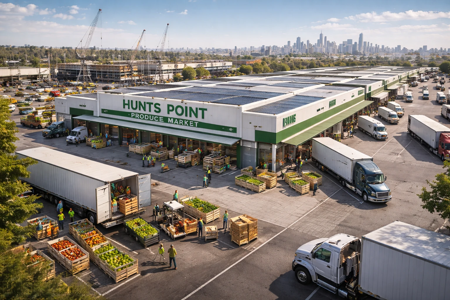 Hunts Point Produce Market в Бронксе перестроят за $405 миллионов