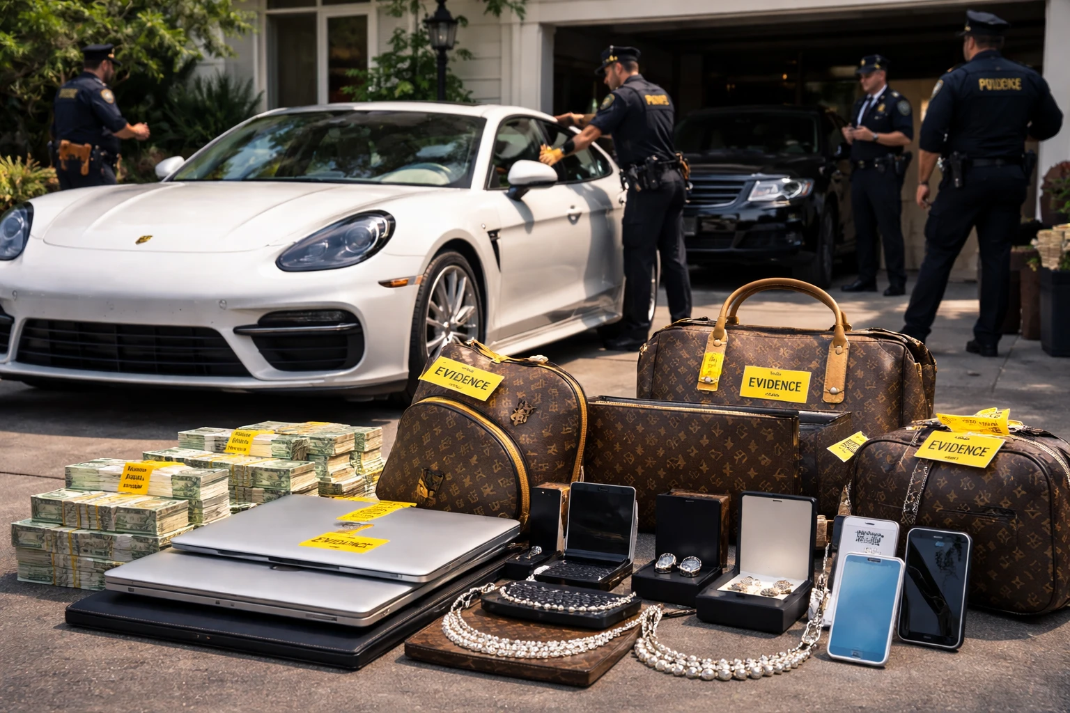 У организатора аферы в Миннесоте конфискуют Porsche и предметы роскоши