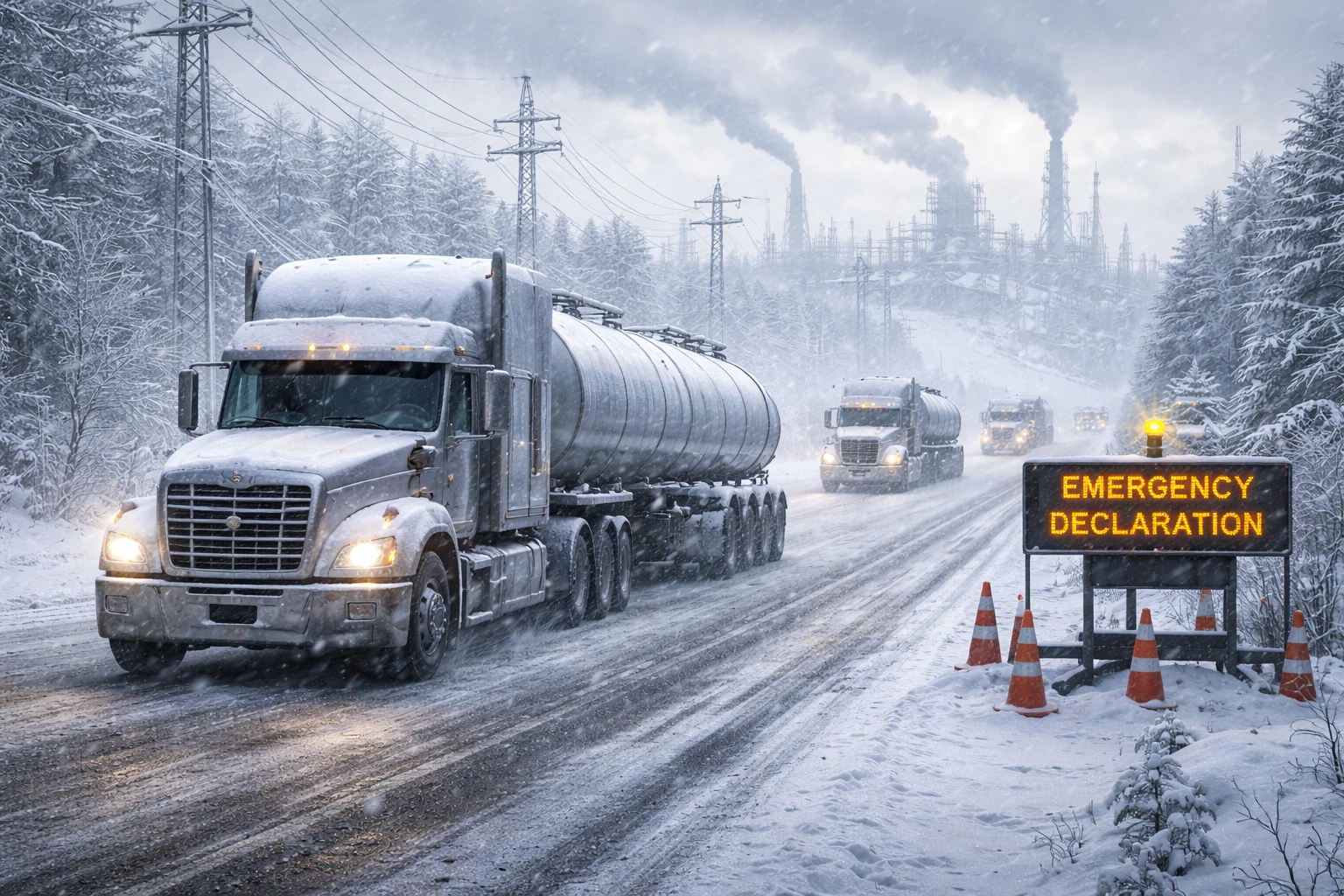 FMCSA в третий раз продлила чрезвычайное послабление по часам работы для водителей в 10 штатах
