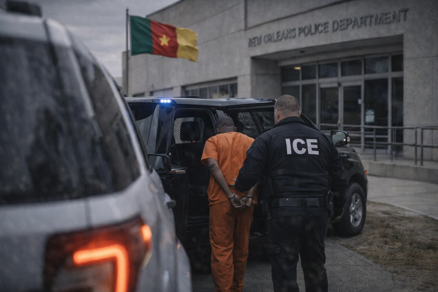 ICE арестовала нелегального мигранта, которого наняли в полицию Нового Орлеана и выдали оружие