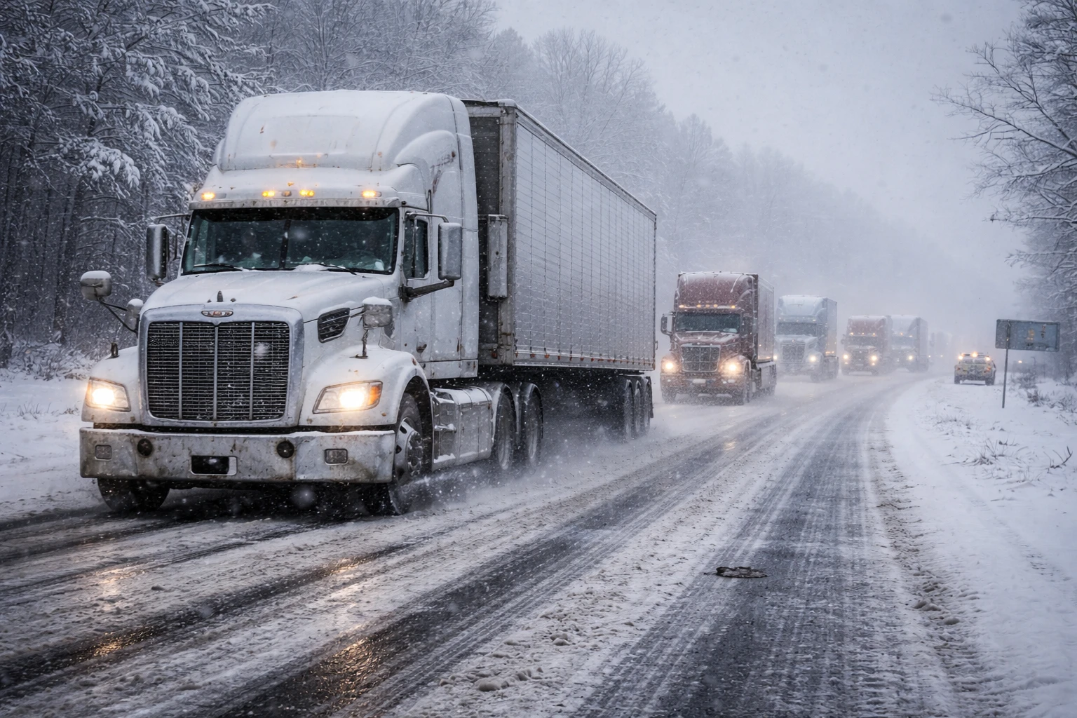 FMCSA продлила многоштатный отказ по соблюдению часов работы из-за зимнего шторма