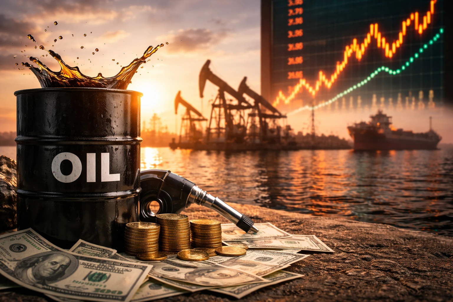 Нефть подорожала на 10% из-за конфликта с Ираном: аналитики прогнозируют скачок до $100 за баррель
