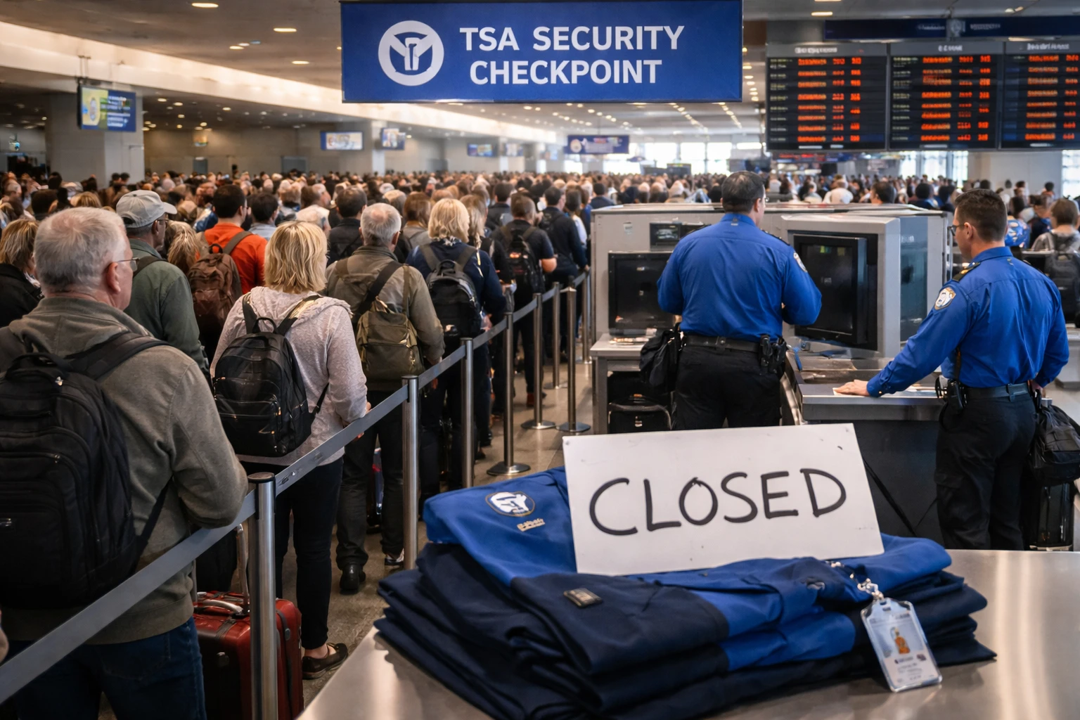 Хаос в аэропортах США: более 300 сотрудников TSA уволились из-за шатдауна, а демократы отказываются от сделки по бюджету