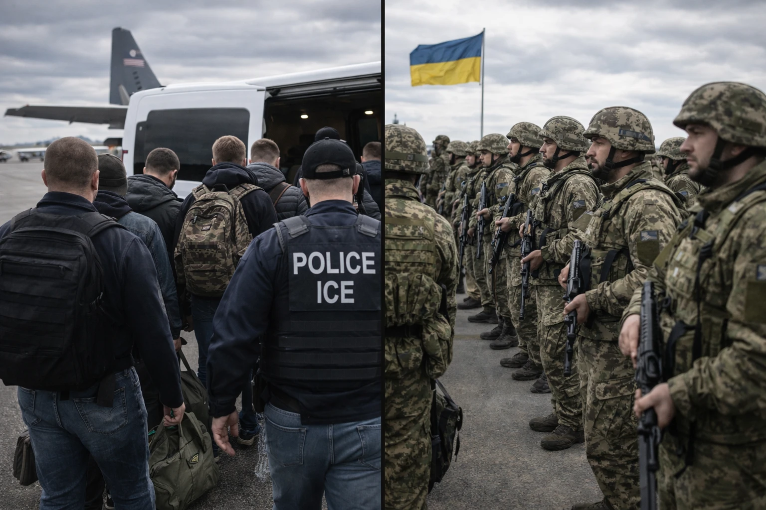 США депортировали десятки украинских мужчин: часть из них сразу отправили в армию