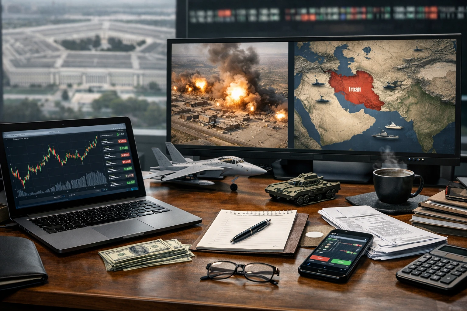 Брокер военного министра США якобы пытался купить фонд оборонных акций перед ударом по Ирану