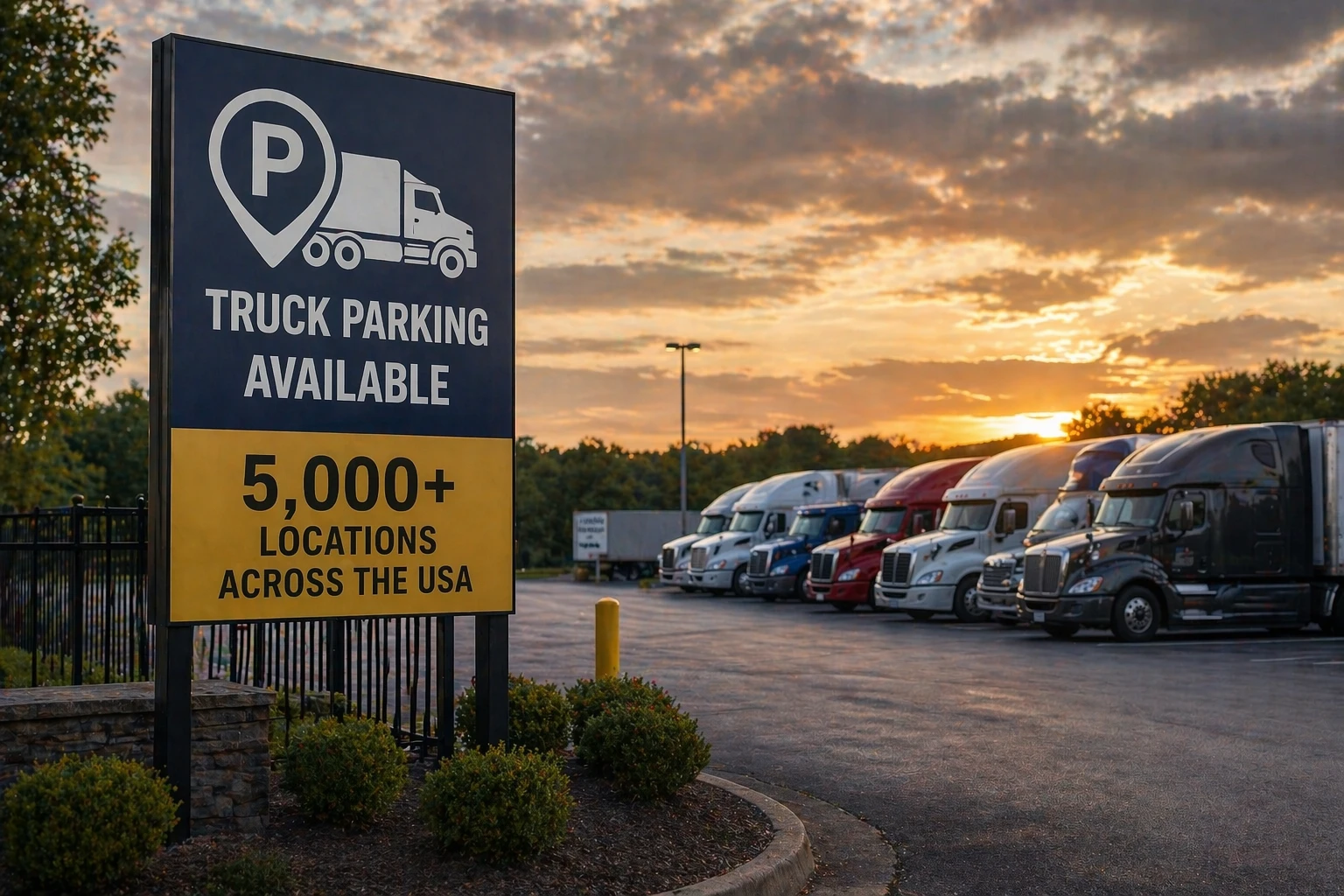 Truck Parking Club заявил о расширении сети до 5 тысяч парковок на фоне дефицита мест для грузовиков в США