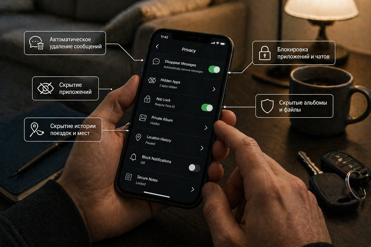 Эксперты раскрыли скрытые функции смартфонов, которые мужчины используют для измены