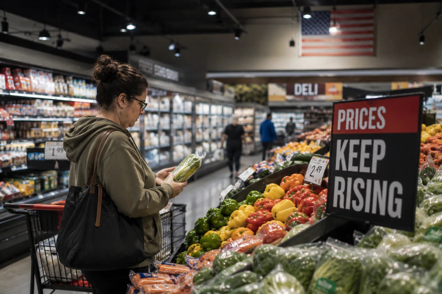 Новый рост цен на продукты в США предсказывают экономисты