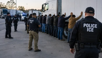 ICE задержала 114 человек во время рейдов против дальнобойщиков