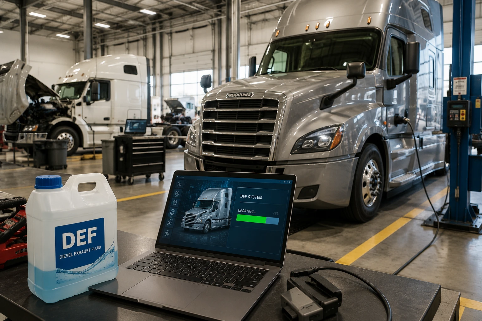 Производитель Freightliner обновит программное обеспечение DEF на 300 тысячах грузовиков