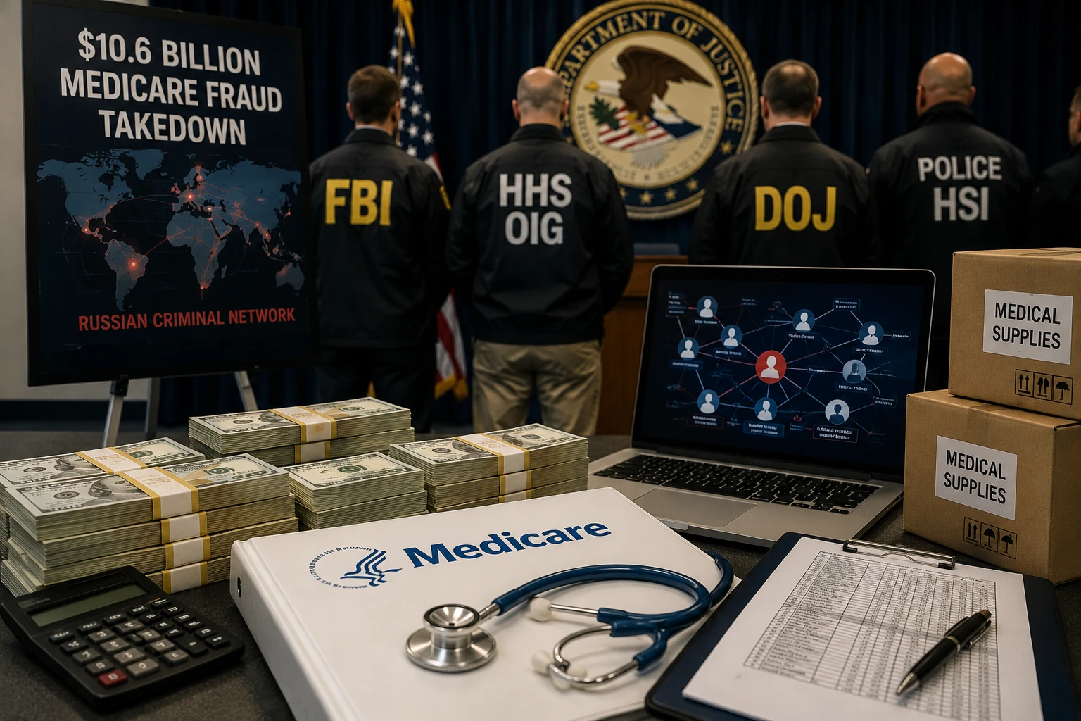 Власти раскрыли аферу с Medicare на $10,6 млрд, связанную с российской преступной сетью
