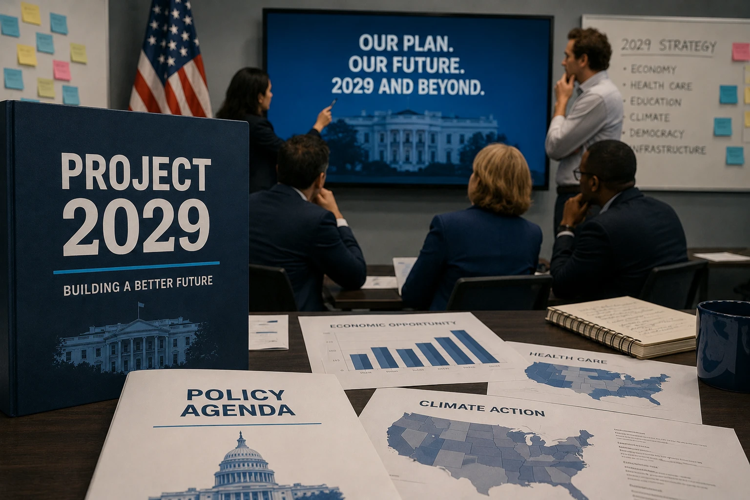 Демократы запустили "Project 2029" как программу на случай возвращения в Белый дом