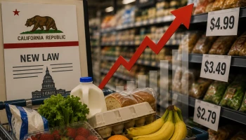 Новый закон Калифорнии может привести к росту цен на продукты