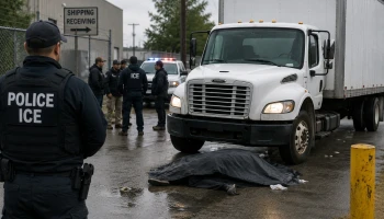 Мужчину насмерть сбил грузовик при попытке сбежать от ICE