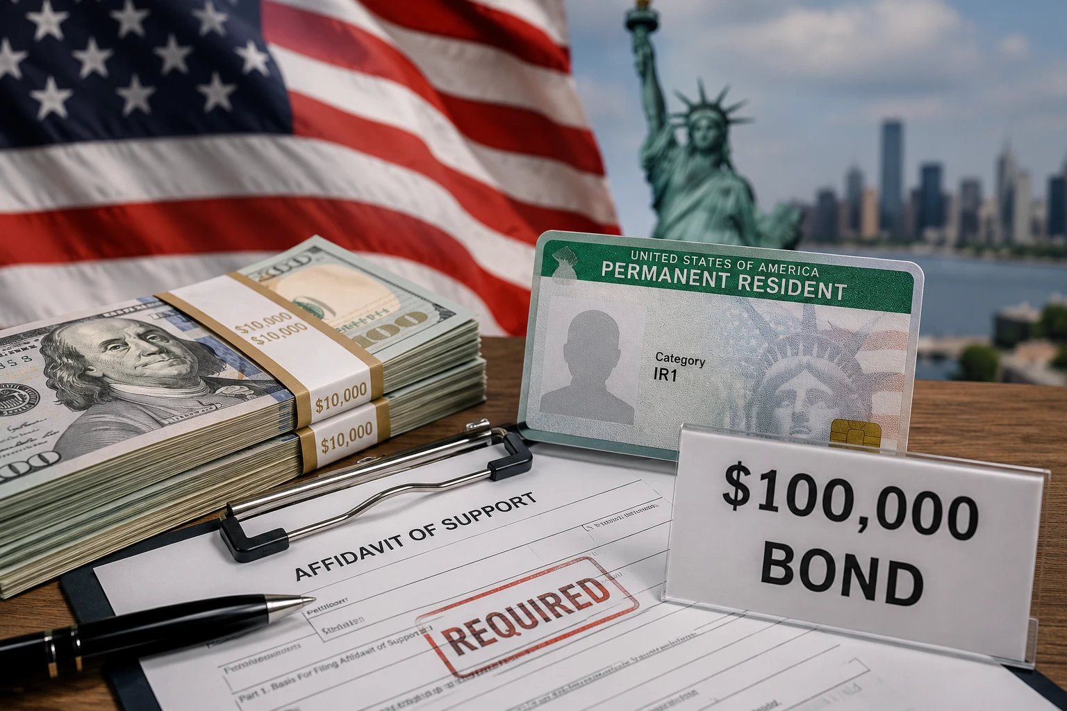 США могут ввести залог в $100 тыс. для будущих обладателей грин-карт
