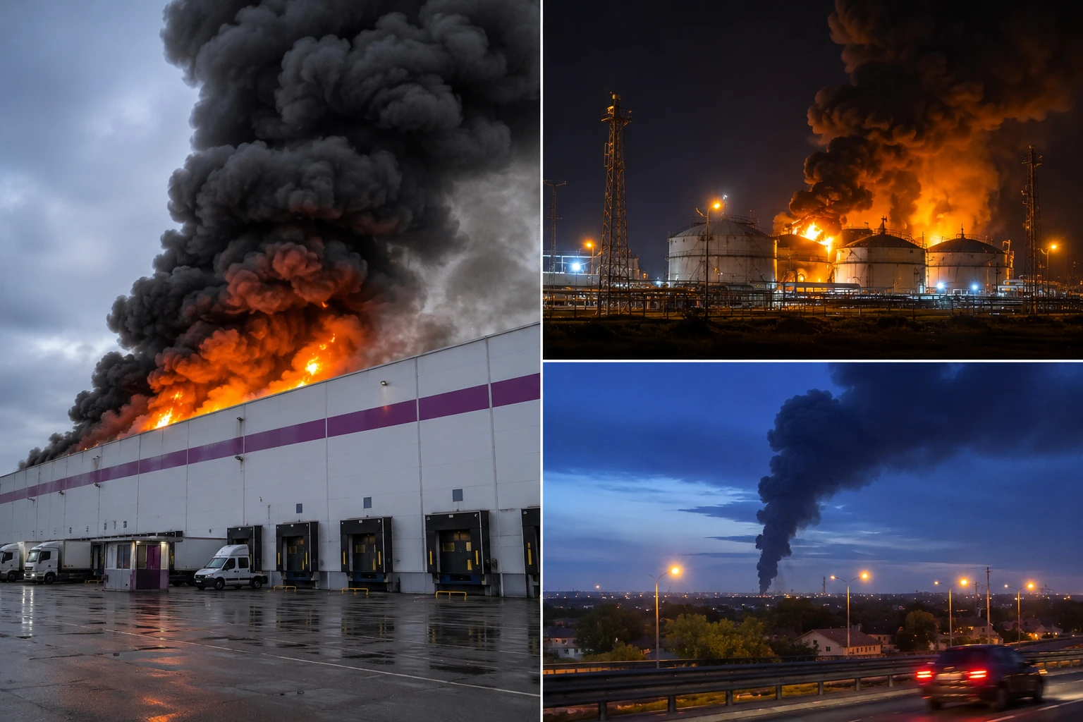 Украина атаковала склады Wildberries и нефтебазы в Подмосковье и Ставрополе